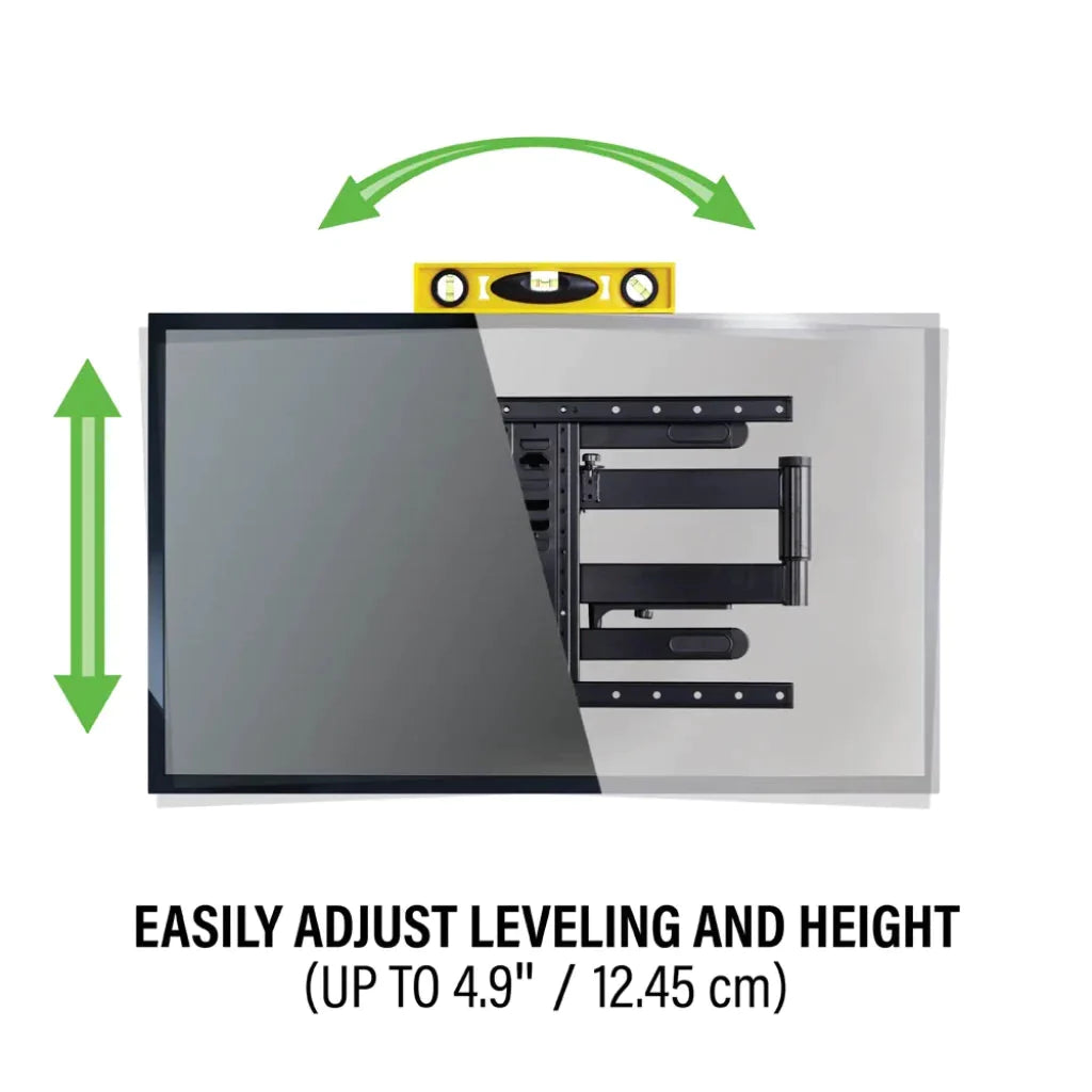 Sanus VODLF125-B2 Outdoor Premium Large Full-Motion Mount for TVs 40"-85" - K&B Audio