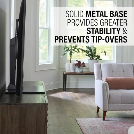 Sanus VSTV2-B2 40"-86" Swivel TV Pedestal Stand - K&B Audio