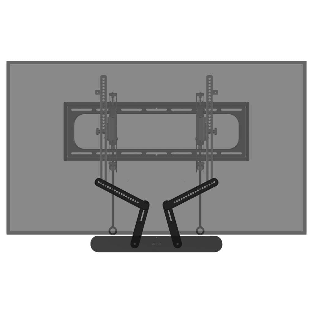 Sanus WSSAFM1-B2 Soundbar Mount Designed for Sonos Ray - K&B Audio