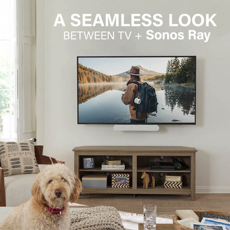 Sanus WSSAFM1-B2 Soundbar Mount Designed for Sonos Ray - K&B Audio