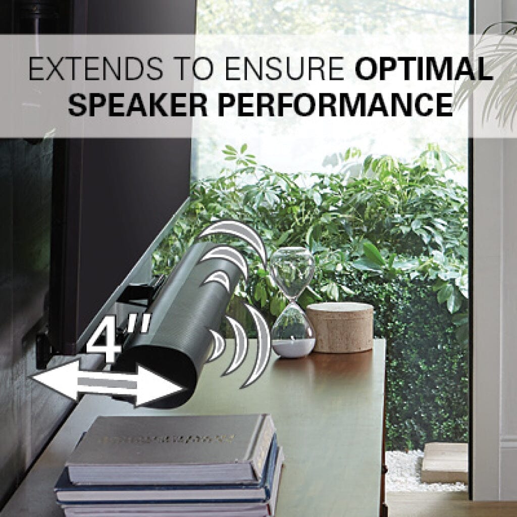 Sanus WSSATM1-B2 Extendable Soundbar TV Mount Designed for Sonos Arc Sound Bar - K&B Audio