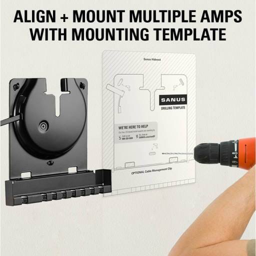 Sanus WSSCAM1 Slim Wall Mount Designed for Sonos® AMP - K&B Audio