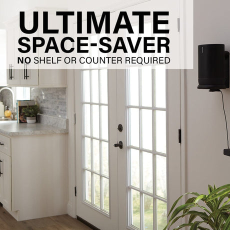 Sanus WSSMM1-B2 Indoor & Outdoor Mount Designed For Sonos Move Speaker - K&B Audio