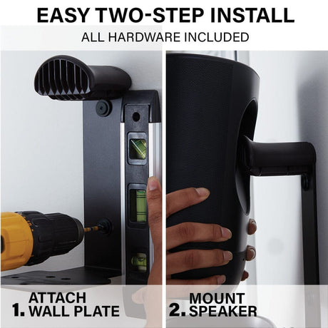 Sanus WSSMM1-B2 Indoor & Outdoor Mount Designed For Sonos Move Speaker - K&B Audio