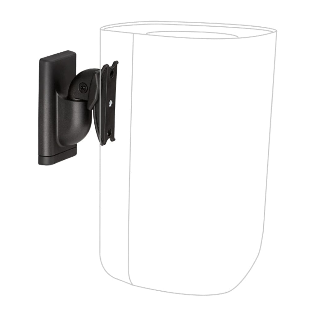 SANUS WSWMU2-B2 Speaker Wall Mounts for Bookshelf Speakers up to 10 lbs - Pair - K&B Audio