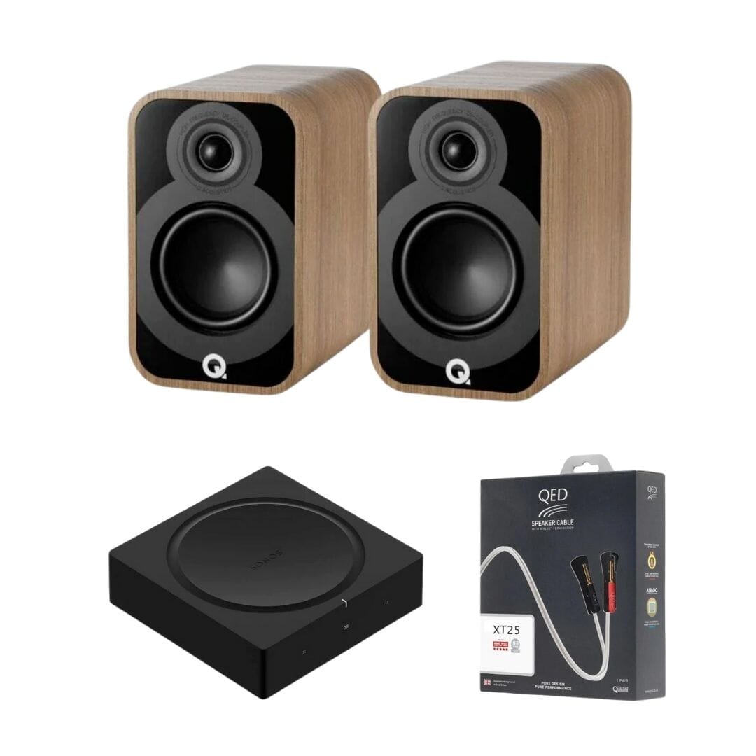 Sonos AMP + Q Acoustics 5010 Bookshelf 4.5" Speakers - K&B Audio