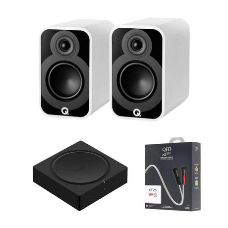 Sonos AMP + Q Acoustics 5020 Bookshelf 5" Speakers - K&B Audio