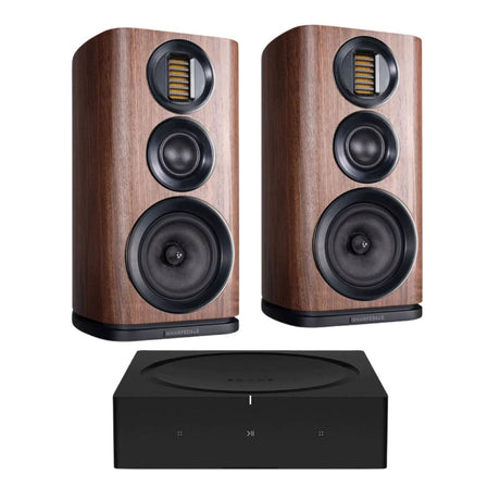 Sonos AMP + Wharfedale EVO 4.2 Bookshelf Speakers - K&B Audio