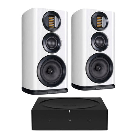 Sonos AMP + Wharfedale EVO 4.2 Bookshelf Speakers - K&B Audio