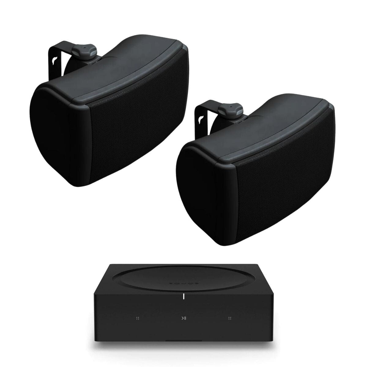Sonos AMP with Q Acoustics 6.5" Outdoor Speakers (QI65EW) - K&B Audio