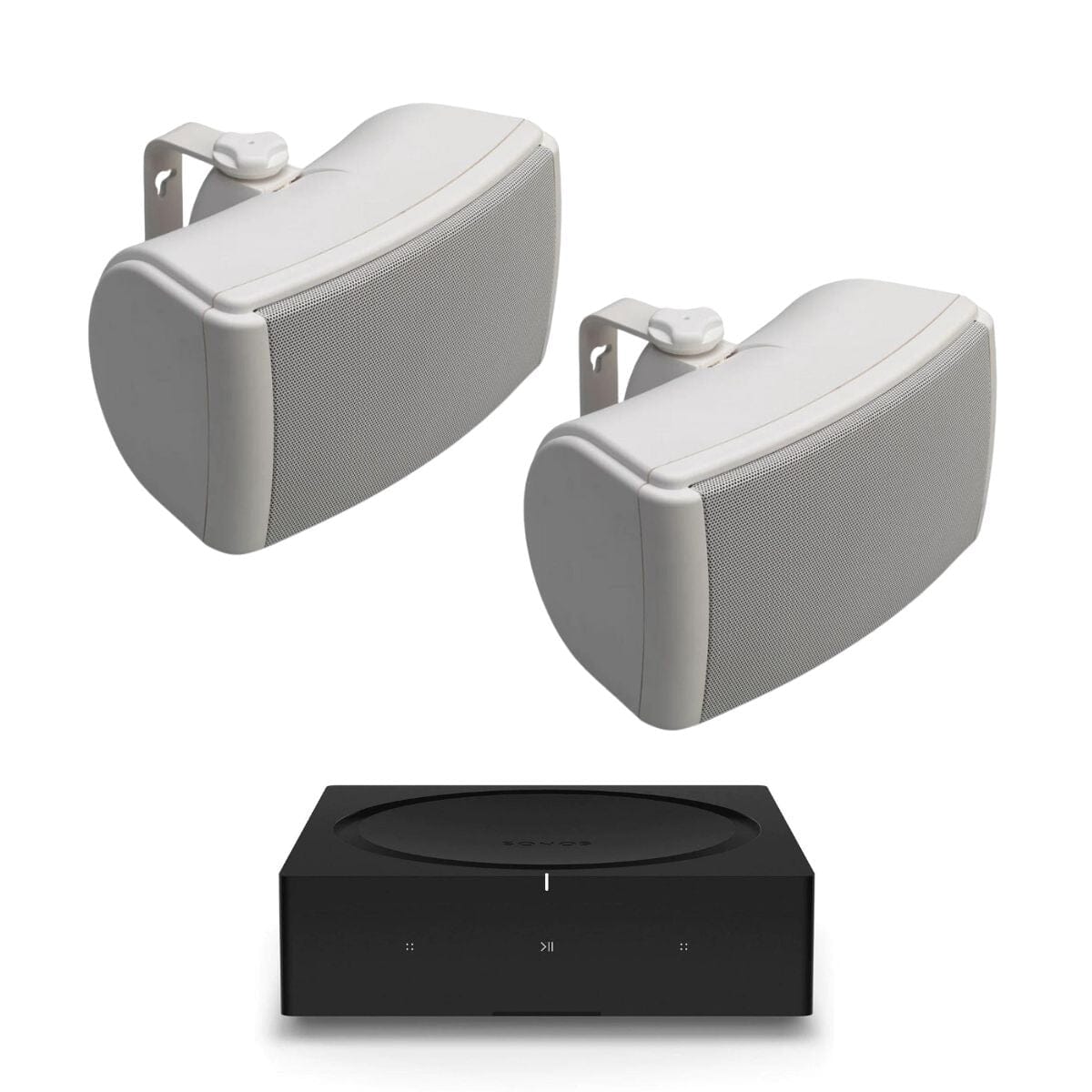 Sonos AMP with Q Acoustics 6.5" Outdoor Speakers (QI65EW) - K&B Audio
