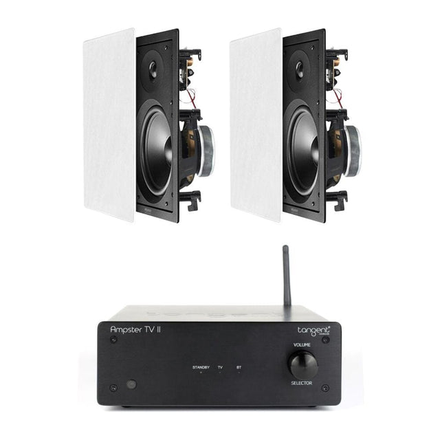 Tangent Ampster TV & Bluetooth In Wall Speaker System with HDMI - K&B Audio