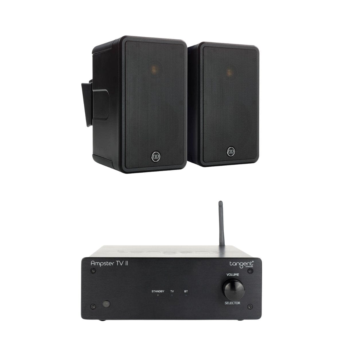 Tangent Ampster + Monitor Audio Climate 50 Outdoor Speakers (Pair) - K&B Audio