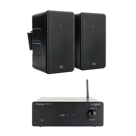 Tangent Ampster + Monitor Audio Climate 60 Outdoor Speakers (Pair) - K&B Audio