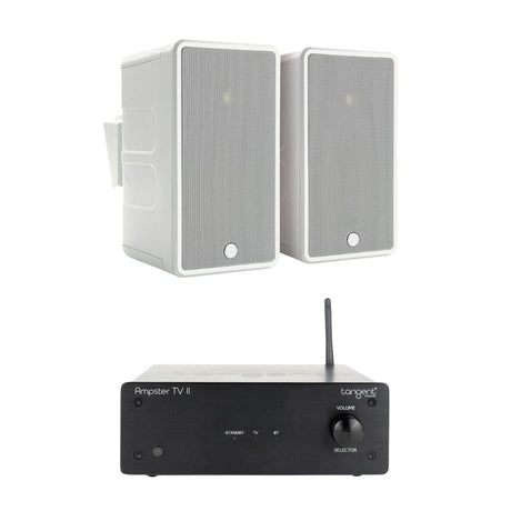 Tangent Ampster + Monitor Audio Climate 60 Outdoor Speakers (Pair) - K&B Audio