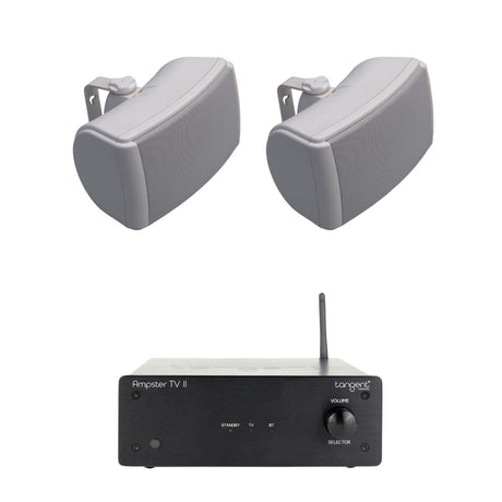 Tangent Ampster + Q Acoustics QI45EW 4.5" Outdoor Speakers - K&B Audio