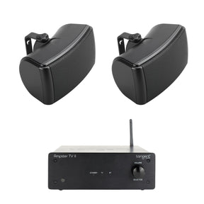 Tangent Ampster + Q Acoustics QI65EW 6.5" Outdoor Speakers - K&B Audio