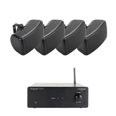 Tangent Ampster + Q Acoustics QI65EW 6.5" Outdoor Speakers - K&B Audio