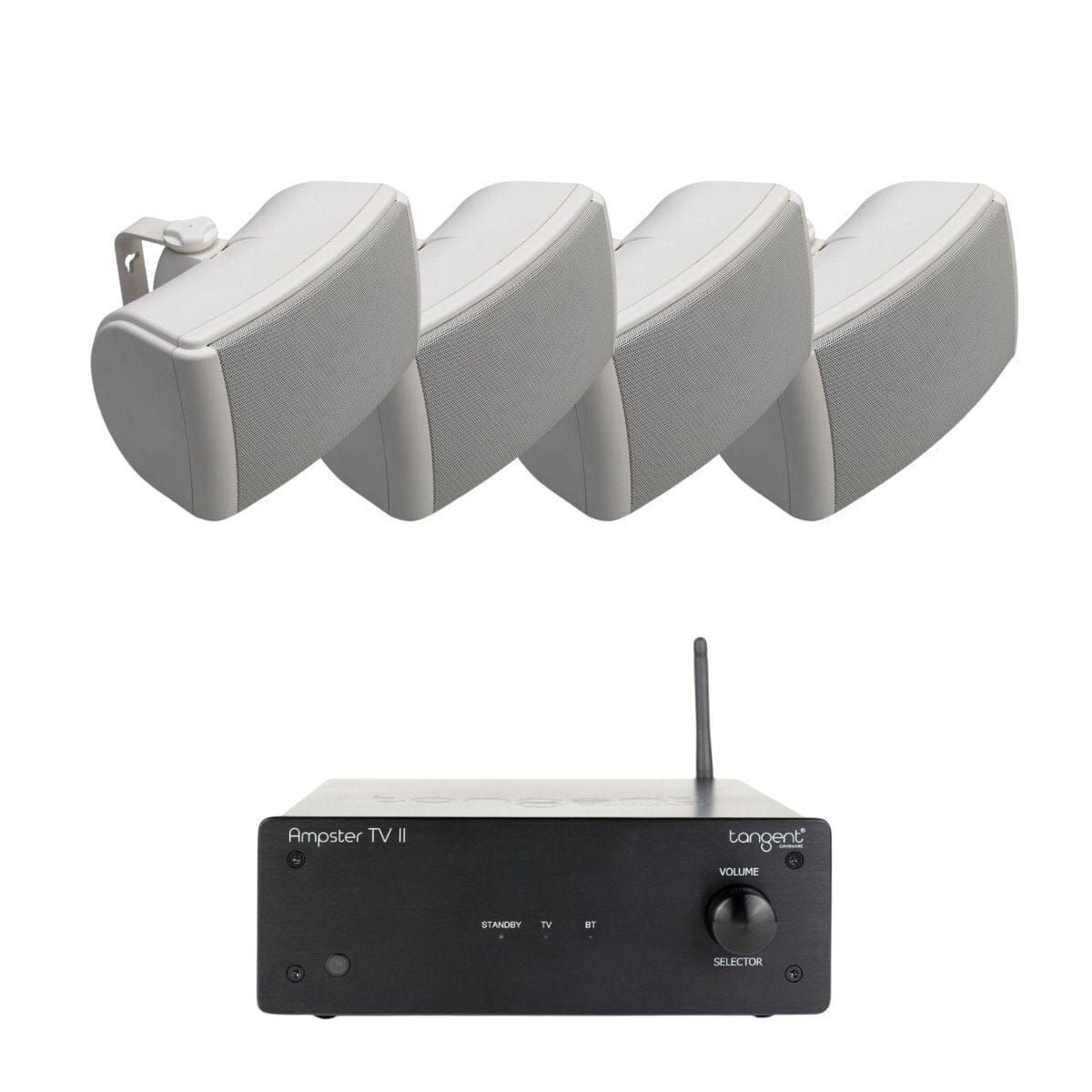 Tangent Ampster + Q Acoustics QI65EW 6.5" Outdoor Speakers - K&B Audio