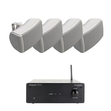 Tangent Ampster + Q Acoustics QI65EW 6.5" Outdoor Speakers - K&B Audio