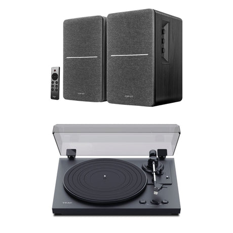 TEAC TN-175 Automatic Turntable + Edifier R1280DB Bluetooth Speakers Turntable Bundles Edifier / TEAC Black 