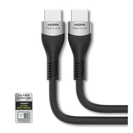 Techlink iWires Pro 8K HDMI Cable Ultra Certified (1.8 - 5m) Cables Techlink 1.8M 