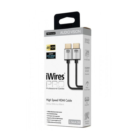 Techlink iWires Pro Slimline HDMI Cable (1.5 - 5m) Cables Techlink 