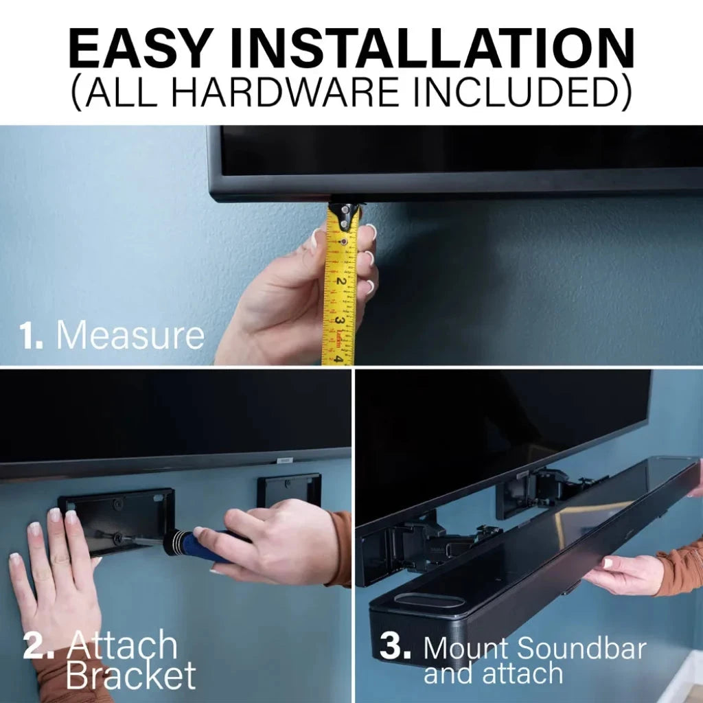 Universal Extendable Soundbar Wall Mount - K&B Audio