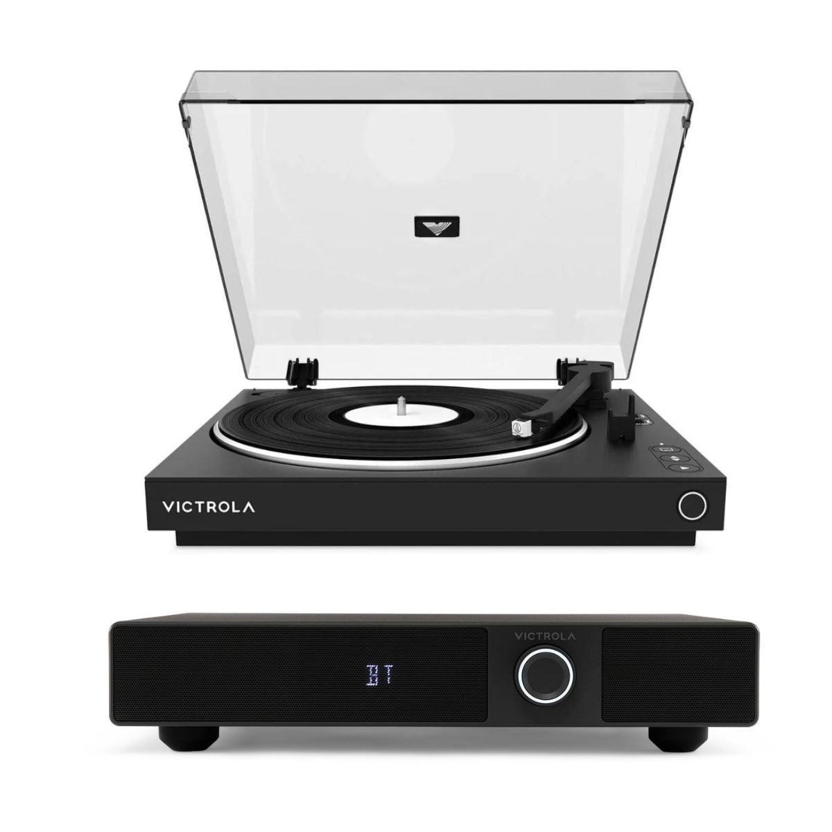 Victrola Soundstage Speaker + Automatic Turntable & Speaker Set