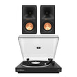 Klipsch R-50PM 120W Active Bookshelf Speakers + Victrola Automatic Bluetooth Turntable - K&B Audio