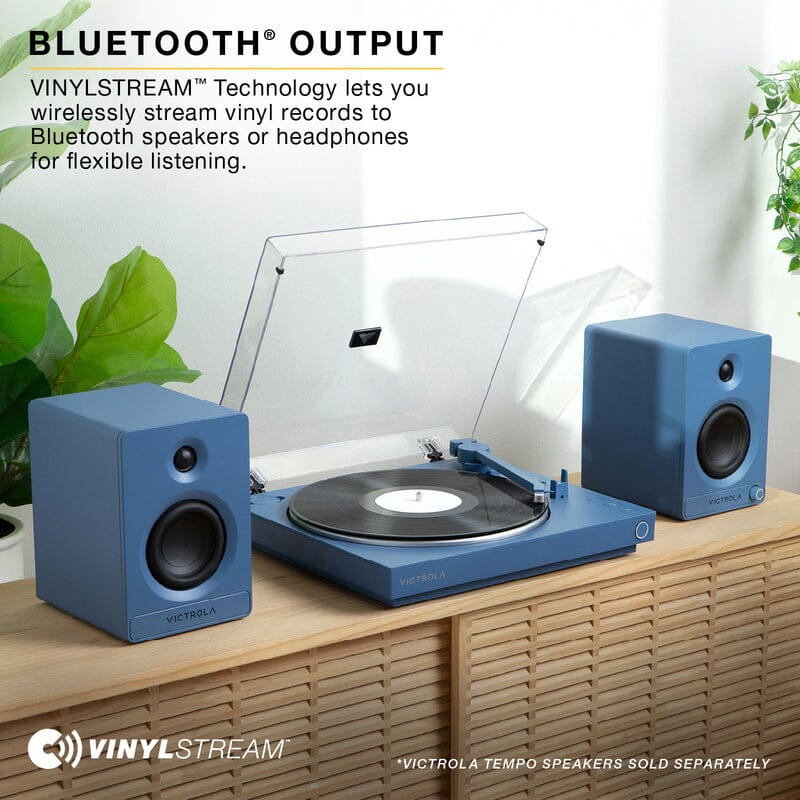Victrola Automatic Bluetooth Turntable Turntables Victrola 