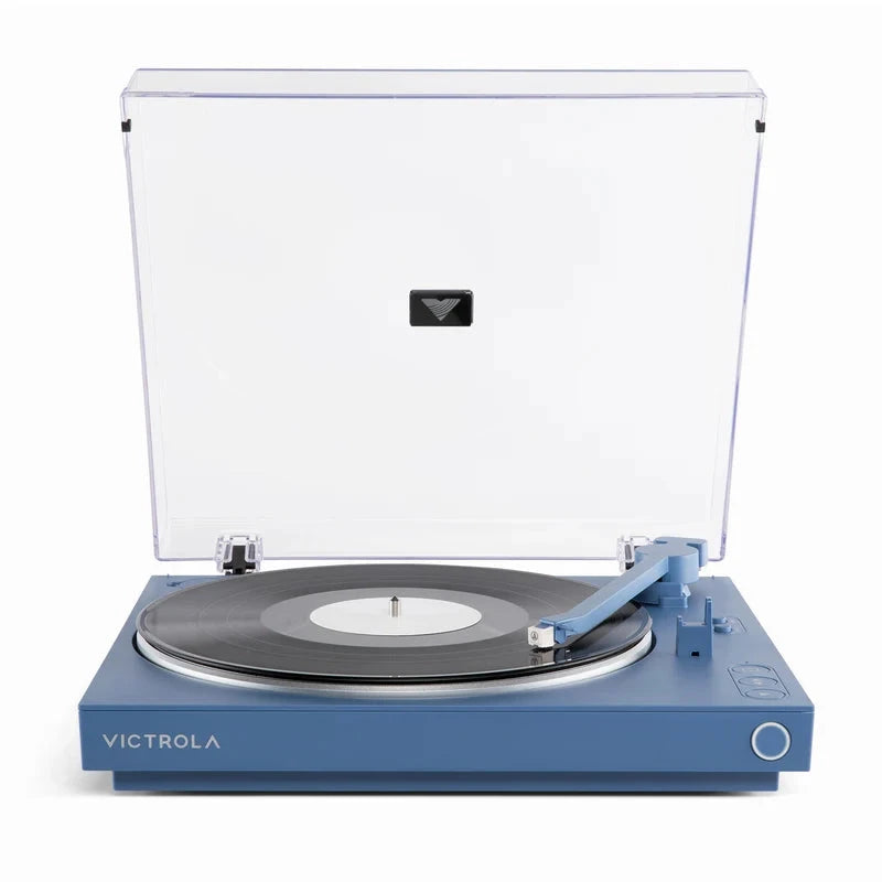 Victrola Automatic Bluetooth Turntable Turntables Victrola Blue 