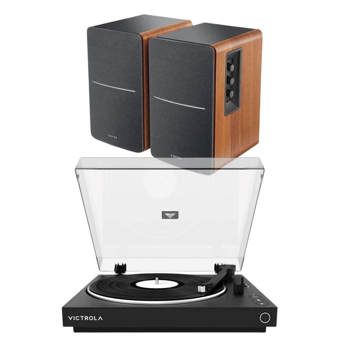 Victrola Automatic Turntable Edifier R1280DBs Active Bluetooth