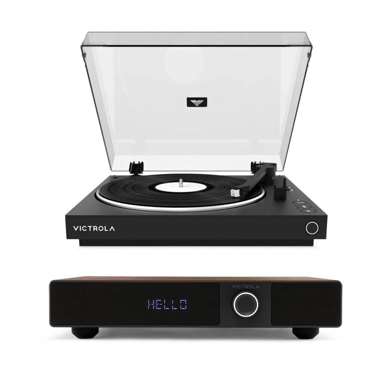 Victrola Soundstage Speaker + Automatic Turntable & Speaker Set - K&B Audio