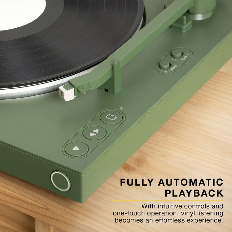 Victrola Tempo Active Bookshelf Speakers + Automatic Bluetooth Turntable Set Turntable Bundles Victrola 