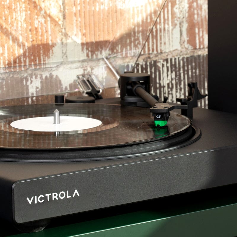 Victrola Tempo Active Bookshelf Speakers + Wave Bluetooth Turntable Set Turntable Bundles Victrola 