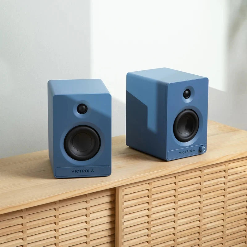 Victrola Tempo Active Bookshelf Speakers with Bluetooth Active Speakers Victrola 