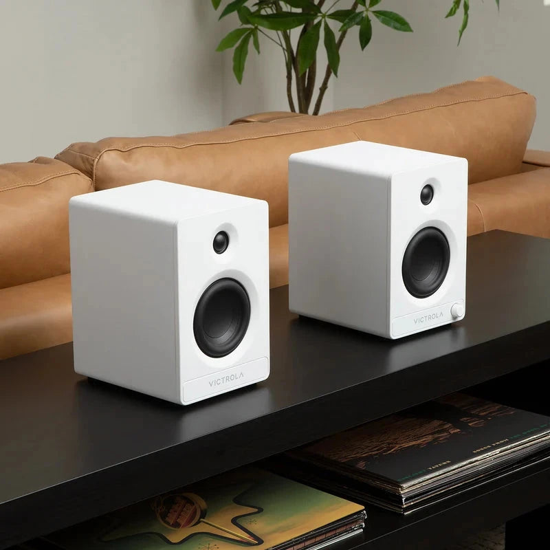 Victrola Tempo Active Bookshelf Speakers with Bluetooth Active Speakers Victrola 