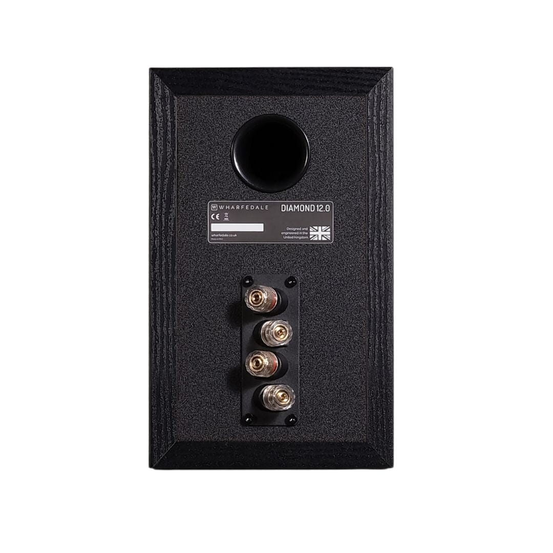 WiiM AMP + Wharfedale Diamond 12.0 4" Bookshelf Speakers - K&B Audio