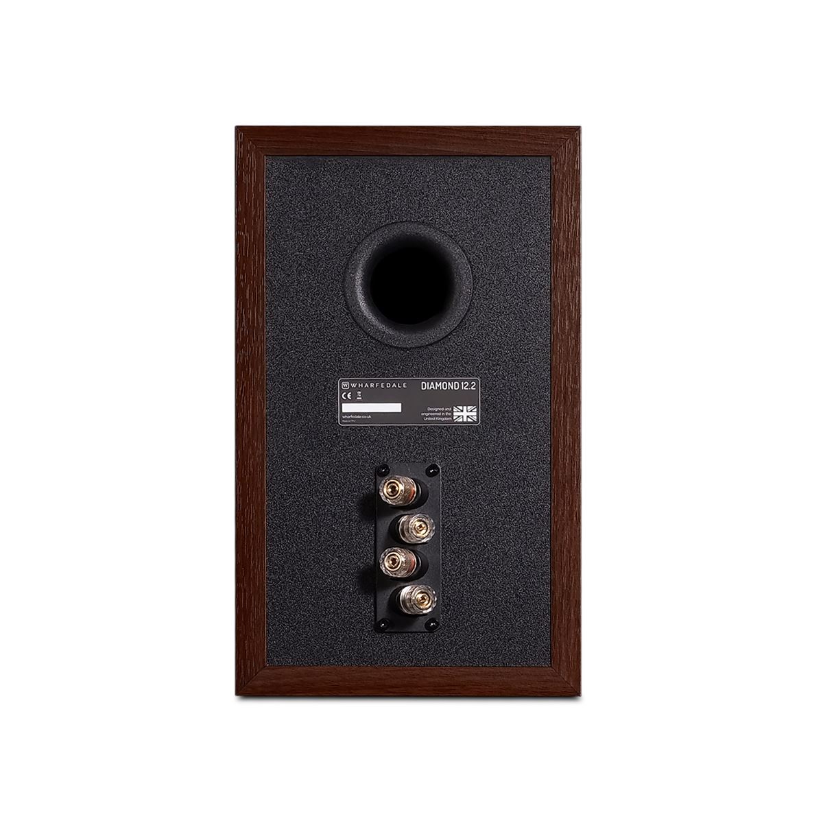[OPEN BOX] Wharfedale Diamond 12.2 Bookshelf Speakers (Pair) - Walnut Pearl - K&B Audio