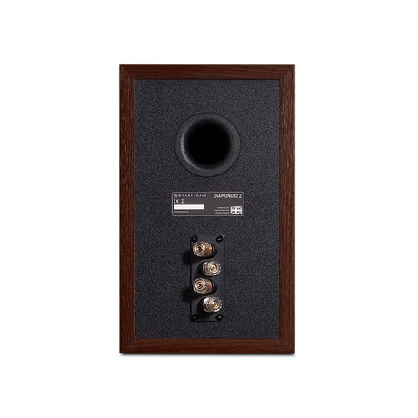 [OPEN BOX] Wharfedale Diamond 12.2 Bookshelf Speakers (Pair) - Walnut Pearl - K&B Audio