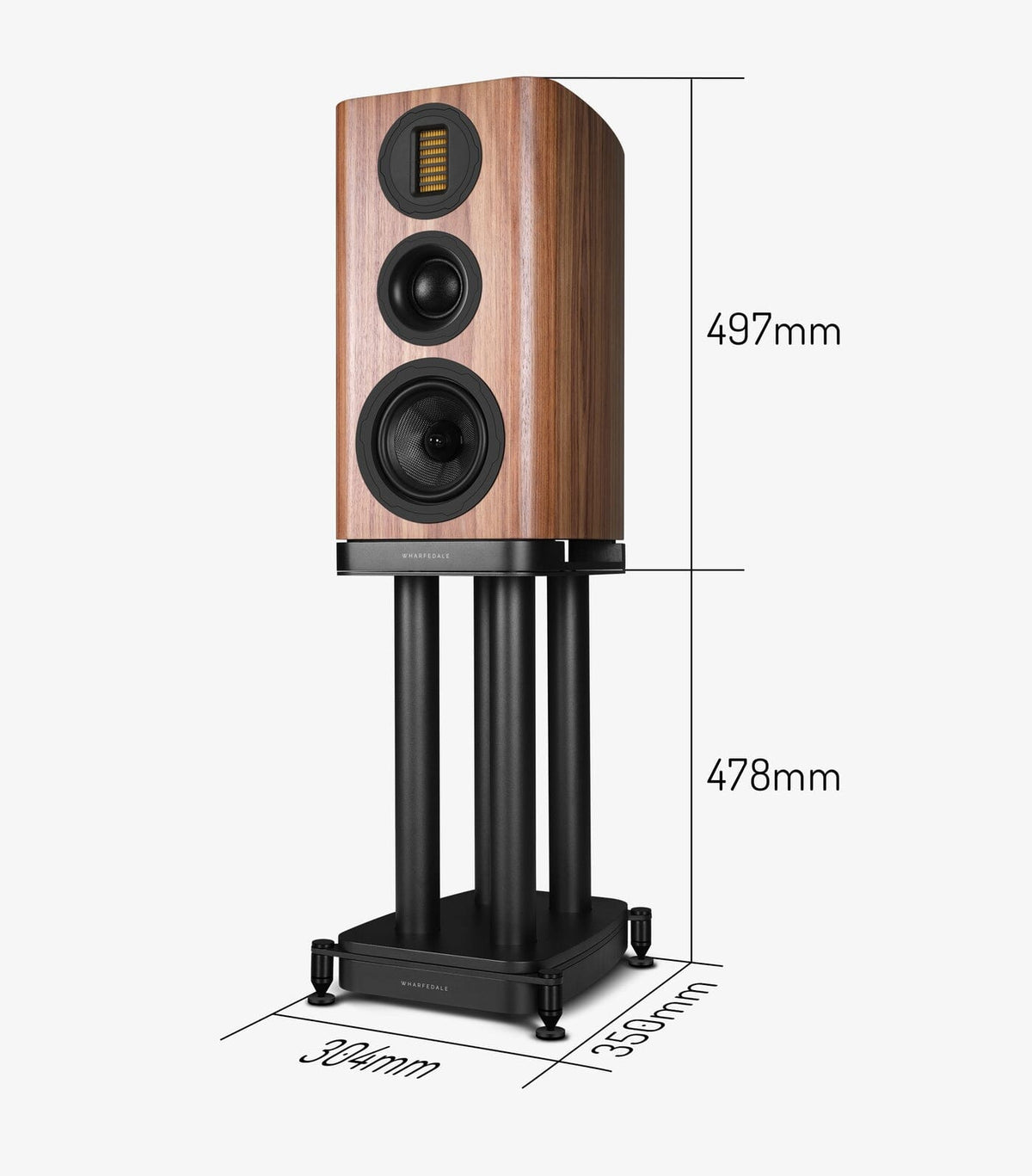Wharfedale EVO 5.2 Speaker Stands (Pair) - K&B Audio
