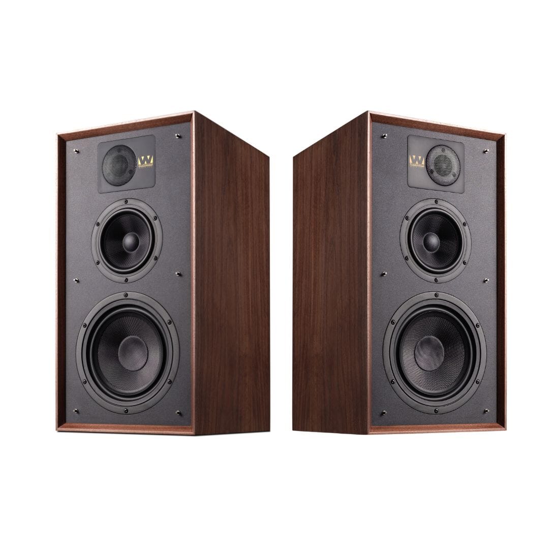 Wharfedale Linton Heritage Speakers + Stands (Pair) - K&B Audio