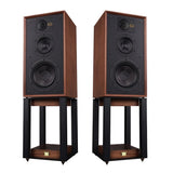 Wharfedale Linton Heritage Speakers + Stands (Pair) - K&B Audio