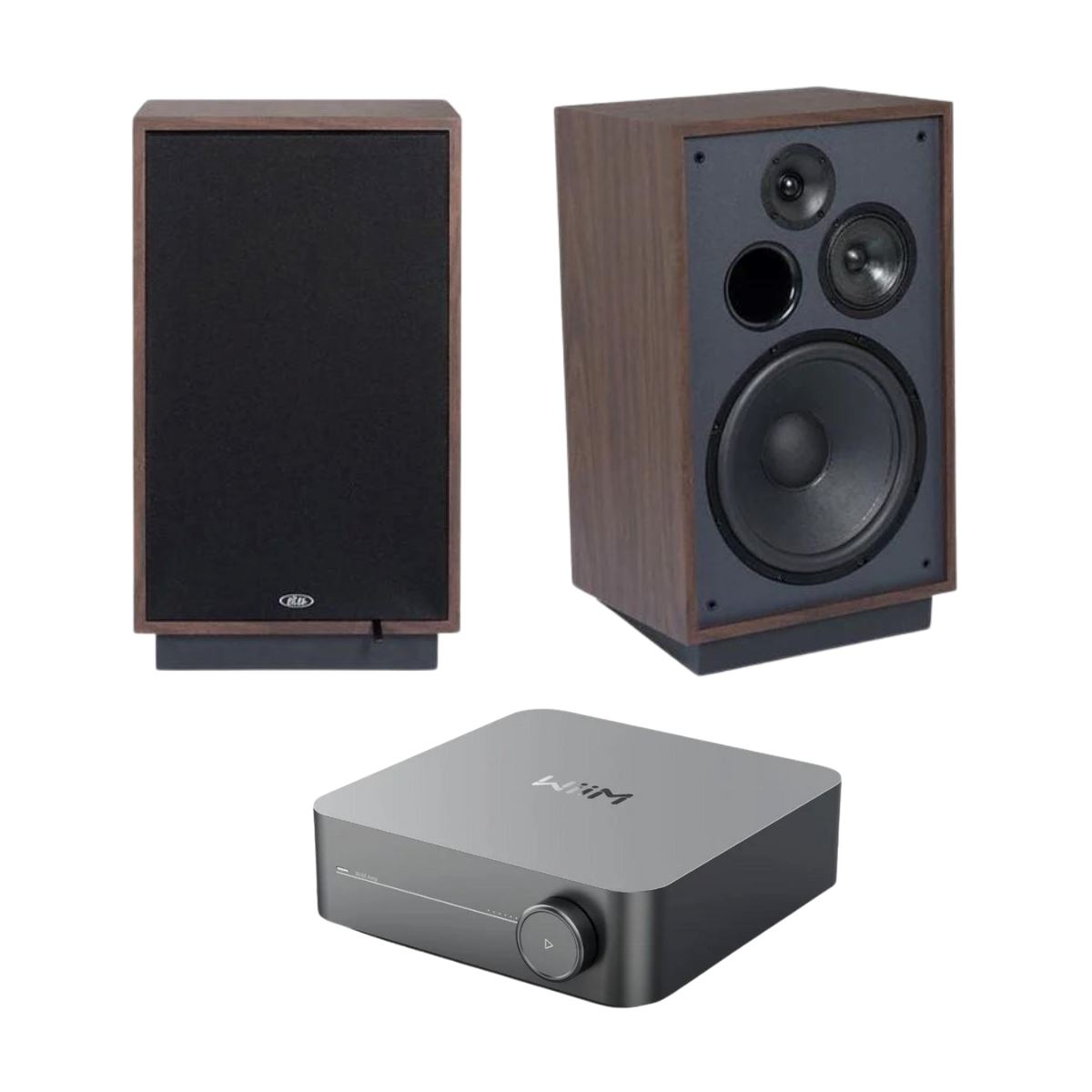 WiiM AMP + Eltax MTR 1959 Floorstanding Speakers - K&B Audio