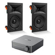 WiiM AMP Wi-Fi & Bluetooth Amplifier + JBL Stage 260W 6.5" In Wall Speakers - K&B Audio