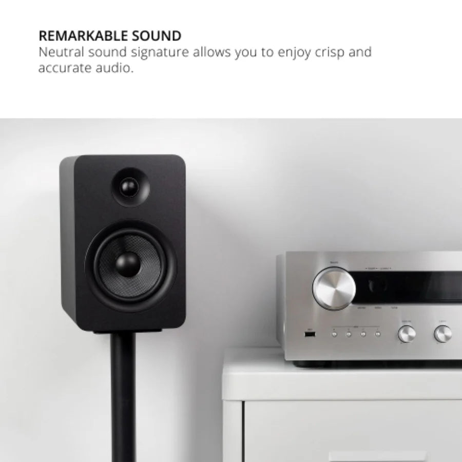 WiiM Amp + Kanto YU 6" Passive Speakers + Pro-Ject E1 Phono Turntable - K&B Audio