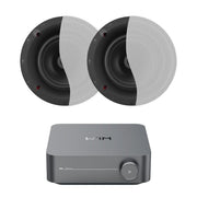 WiiM Amp Wi-Fi & Bluetooth Amplifier + Klipsch CS-16C II 6.5" Ceiling Speakers - K&B Audio
