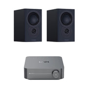 WiiM AMP + Mission LX-1 Bookshelf Speakers - K&B Audio