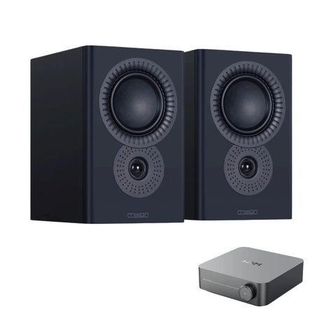 WiiM AMP + Mission LX-2 Bookshelf Speakers - K&B Audio